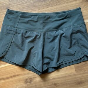 Like New Lululemon shorts. Army Green. Size 8